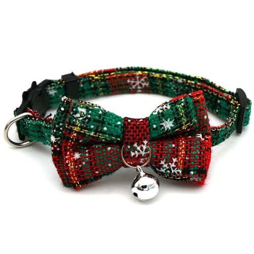 Yawdil Weihnachts Dekorationen Weihnachts Miniatur Hunde Katzen halsbänder Abnehmbarer Haustier Kragen Mode Exquisite Bogen Kragen Haustier Kragen Xmas Geschenke von Yawdil