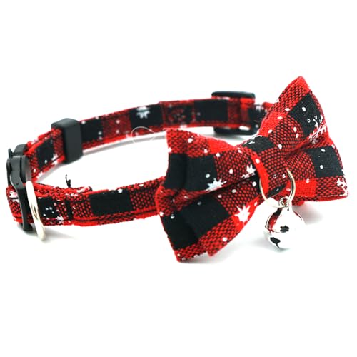 Yawdil Weihnachts Dekorationen Weihnachts Miniatur Hunde Katzen halsbänder Abnehmbarer Haustier Kragen Mode Exquisite Bogen Kragen Haustier Kragen Xmas Geschenke von Yawdil