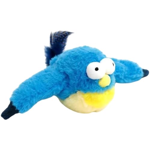 Yaztauho Interaktives Vogelspielzeug für Katzen, Simulation Flying Bird Toy für Innenkatzen | Automatischer Flapping -Vogel -Neckstock - Einzigartiges Gestaltdesign necken Spielzeug für, von Yaztauho