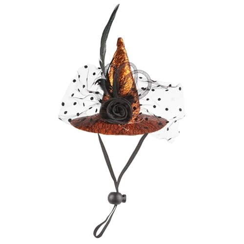 Yaztauho Katzenhexenhut,Katzenhut | Niedliche Halloween-Cosplay-Kostümmütze - Verstellbarer Kinnriemen für Haustiere, Katzen, Halloween-Bekleidung, dekorative Fotografie-Requisiten für Katzen, Hunde, Yaztauho Katzenhexenhut,Katzenhut | Niedliche Halloween-Cosplay-Kostümmütze - Verstellbarer Kinnriemen für Haustiere, Katzen, Halloween-Bekleidung, dekorative Fotografie-Requisiten für Katzen, Hunde, von Yaztauho
