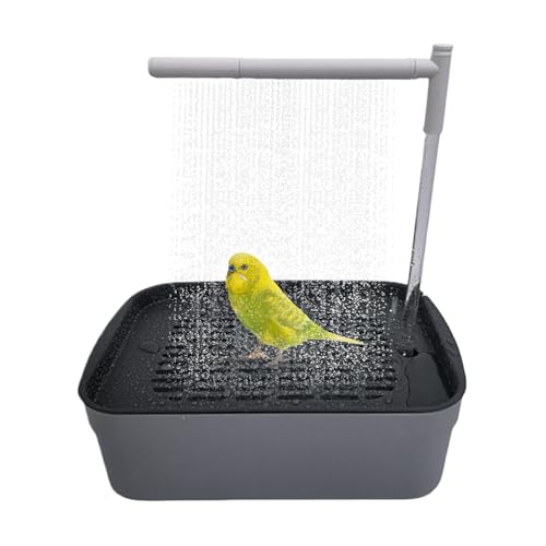 Yaztauho Papageienbad | Automatische Vogelbad-Dusche Für Papageien | Wiederaufladbare Leise Wanne Mit Zirkulationshahn Für Wellensittiche Und Kleine Vögel Yaztauho Papageienbad | Automatische Vogelbad-Dusche Für Papageien | Wiederaufladbare Leise Wanne Mit Zirkulationshahn Für Wellensittiche Und Kleine Vögel von Yaztauho