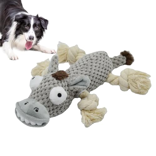 Yaztauho Tierhund kauen Spielzeug, Tier kauen Spielzeug für Hunde | Crinkle Stoffed Puppen -Tierform Plüsch quietschende Spielzeuge - Baumwollseile Hund Chewer Süßes Haustierzubehör für Senioren Yaztauho Tierhund kauen Spielzeug, Tier kauen Spielzeug für Hunde | Crinkle Stoffed Puppen -Tierform Plüsch quietschende Spielzeuge - Baumwollseile Hund Chewer Süßes Haustierzubehör für Senioren von Yaztauho