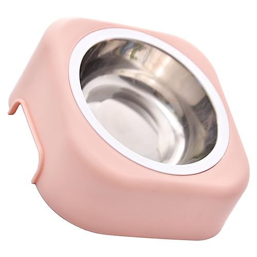 8 ° Neigung Abnehmbare Hochgezogene Haustierschale für Katzen und Hunde - S, Einfach, S L (PINK) von Yctze