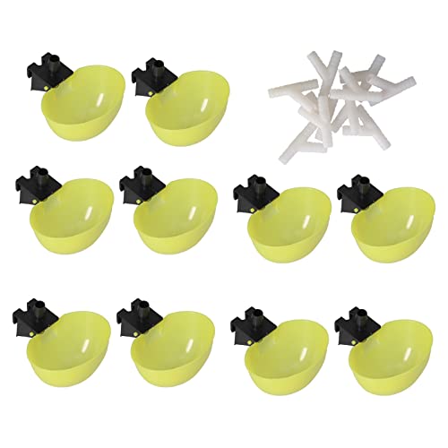 Automatische Geflügel -Trinkschüssel -Spender Großer Leckerbieter für Haustiervögel und Geflügel (8mm) von Yctze