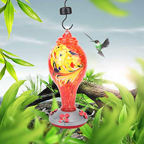Buntes Ting -Glasvogelfutter für Gärten Im Freien - Eleg -Fütterungsinstrument mit Truation und Einfache Wartung (T1) von Yctze