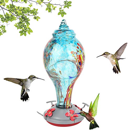 Buntes Ting -Glasvogelfutter für Gärten Im Freien - Eleg -Fütterungsinstrument mit Truation und Einfache Wartung (T2) von Yctze