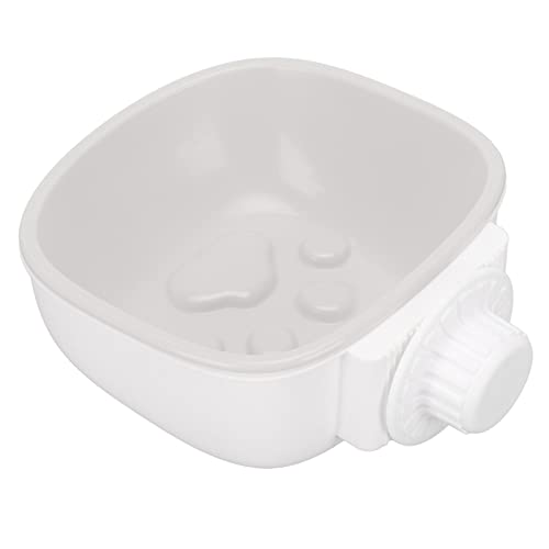 Crate Dog Bowl mit I-Choke-Design und Dishwa Eeder für Kleine, Mittlere Haustiere (Gray) von Yctze