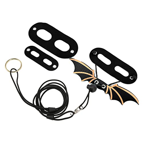 Echsenlehr mit Weihnachtshut und Schal, Bärtiger Drache Harn für SM -Reptilien (Black) von Yctze