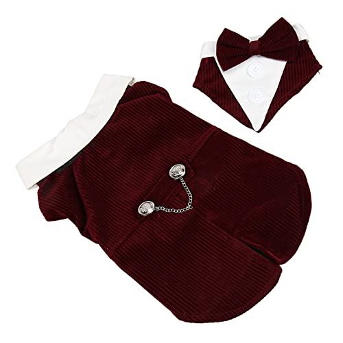 Eleg Sein Rot Pet Tuxedo Mach für Hochzeiten, Partys und Sonderveranstaltungen Mittelgroße Events (XS) von Yctze