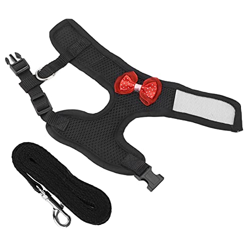 Harn und Leine, Atmungsaktiv (Black) von Yctze