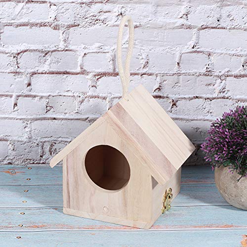 Holz-Vogelhaus, Vogelkasten für den Garten, Hof, Außenbereich, Vogelhaus für Vögel, Zubehör Holz-Vogelhaus, Vogelkasten für den Garten, Hof, Außenbereich, Vogelhaus für Vögel, Zubehör von Yctze