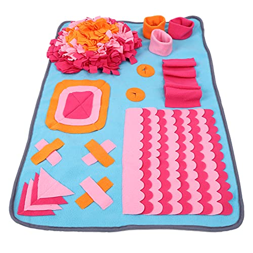 Interactive Lint Pet Snuffle Matte Langsame Feedering Pad für und Haustiere (PINK) von Yctze