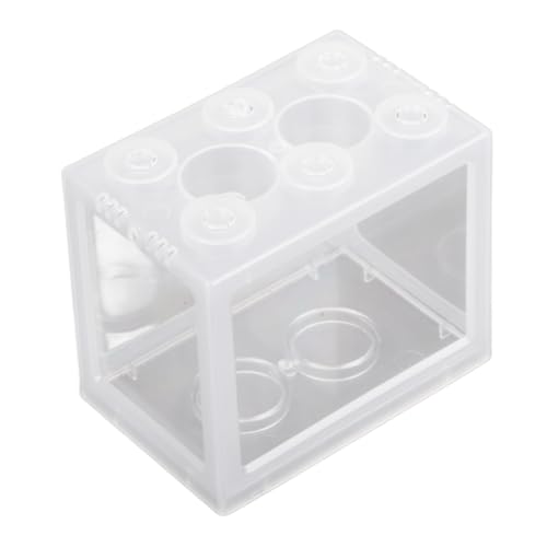 Mini-Öko-Aquarium – Transparente Betta-Box mit Wasserpflanzen – Kreatives Kleines Aquarium für Kampffische und Wirbellose – Hohe Klarheit – Erhältlich in Transparent, weiß und Mini-Öko-Aquarium – Transparente Betta-Box mit Wasserpflanzen – Kreatives Kleines Aquarium für Kampffische und Wirbellose – Hohe Klarheit – Erhältlich in Transparent, weiß und von Yctze