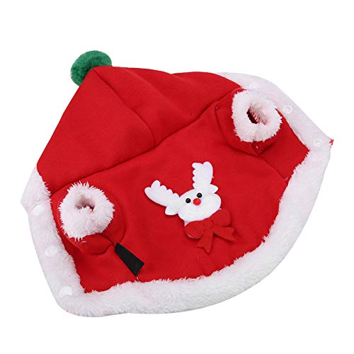 Modischer Wintermantel für Hunde mit Elch-Design, für Weihnachtsfeiern und den Alltag (XL) von Yctze