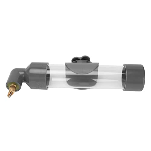 S Ylic Vogelflasche Automatischer Futtermittel mit Kauen-freundlichem Ausguss und Einfacher Installation (Gray) von Yctze