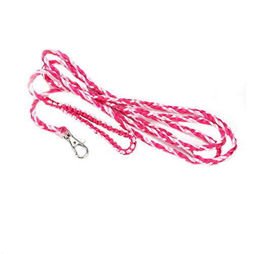 SM Pet Hamster Outdoor Le Walking Harn mit Weichem Nylon und Bell (Rosa + Rosenrot) von Yctze