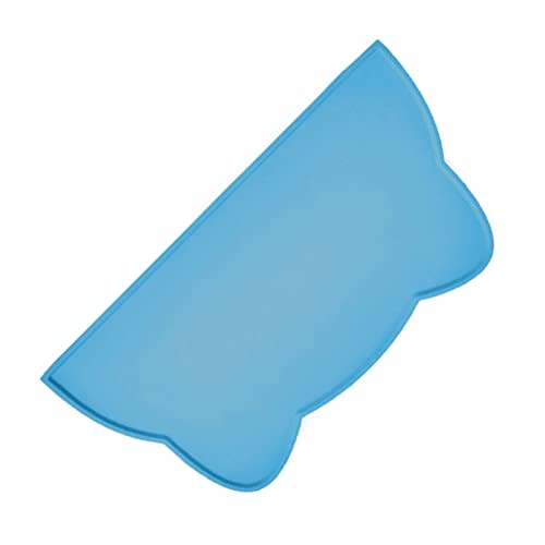 Soft I-Slip Silicon Cat Bowl Matte 7.3 "x9.8 Verschüttetes Tierfutterpolster, Easy Large G. (Himmelblau) von Yctze