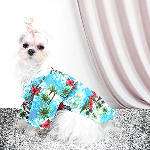 Sommerliches Hawaiianisches Haustier-Shirt – Hunde- und Katzenbekleidung mit Kokosnussbaum-Print für Strandstimmung – Stilvolle Tropische Kleidung für Kleine und Mittelgroße Sommerliches Hawaiianisches Haustier-Shirt – Hunde- und Katzenbekleidung mit Kokosnussbaum-Print für Strandstimmung – Stilvolle Tropische Kleidung für Kleine und Mittelgroße von Yctze