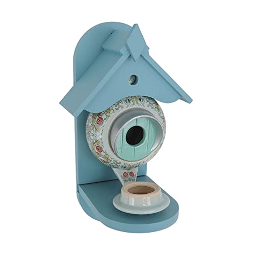 Teekannenvogel -Vogelhäuschen für Gärten Im Freien - Cyan -Design, Ique Wild Bird Shelter und Feeders Teekannenvogel -Vogelhäuschen für Gärten Im Freien - Cyan -Design, Ique Wild Bird Shelter und Feeders von Yctze