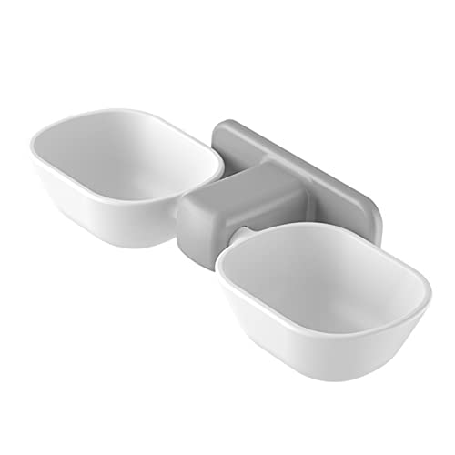 W Montierte Katzenschüssel mit K oder und Nicht Rutschfestem Design (White) von Yctze