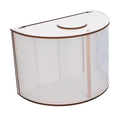 Win Bird Feeder, Win Bird Feeder 80° C View Indoor Win Wooden Transparent Bird House für Einzel- oder Doppelaufhängung Win Bird FeederWooden von Yctze