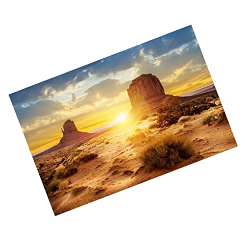 Yctze 122 X 61 cm S und Wüstenrium-Fisch-Hintergrund P PVC-Klebedekor Perfektes Dekor für Fisch-Rium-Dekoration P für eine Landschaft (76 * 30cm) von Yctze