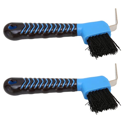 Yctze 2pcs Horse Pick -Pinsel mit Weichem Gummigriff - Effektives Reinigungswerkzeug für Pferdehufe und Stabile Lieferungen von Yctze