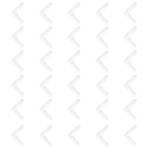 Yctze 30pcs 4mm Rium Tu Splitter L & 3/4 Wege EIN Stecker - PVC für Fische S (Kristall-Ellenbogen) von Yctze
