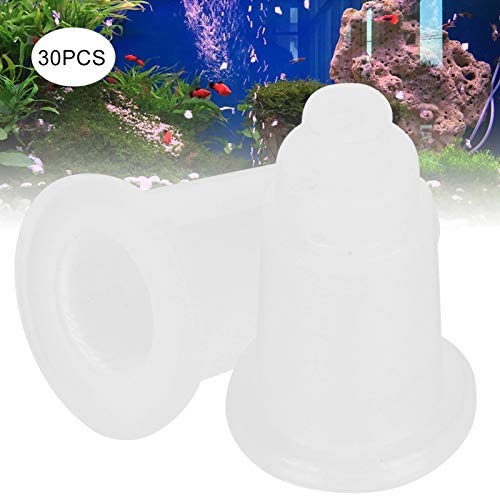 Yctze 30pcs Height Rium Brackets - Kunststoffanschluss für Fische, Filtrations -ID Board Zubehör (Transparent) von Yctze