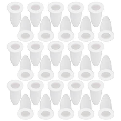 Yctze 30pcs Height Rium Brackets - Kunststoffanschluss für Fische, Filtrations -ID Board Zubehör (White) von Yctze