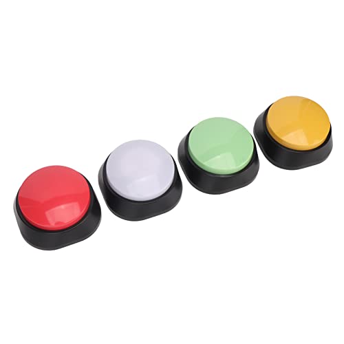 Yctze 4-Pack-Hundeknöpfe für Easy, 30s Aufnahmezeit, für Haustiertraining und Lernaktivitäten von Yctze