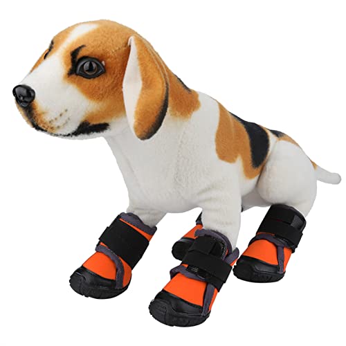 Yctze 4PCS Atmungsfreie Hundehuhe Nicht -Schlupf -Outdoor für Große Haustiere Ideal für Klima und Wandern (80) von Yctze