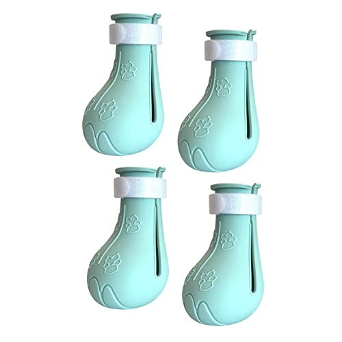 Yctze 4PCS Silicon Cat Foot Cover für I-Scratch-Hing und Ooming in EEN (Green) von Yctze