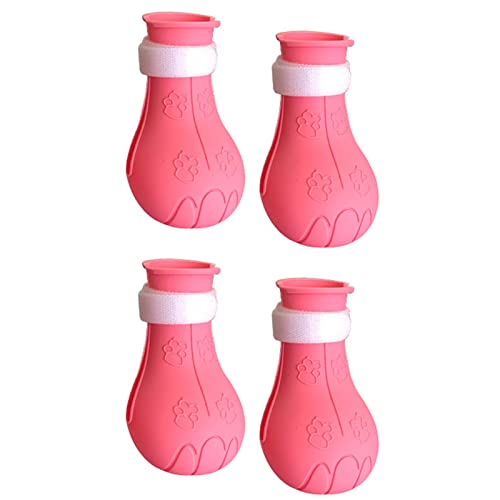 Yctze 4PCS Silicon Cat Foot Cover für I-Scratch-Hing und Ooming in EEN (PINK) von Yctze