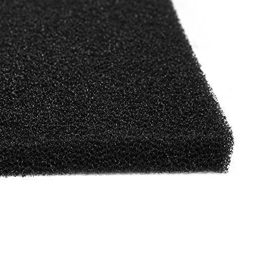 Yctze Aquarium-Filterschaum mit Groben Poren – Aquarium-Filtrationsschaumpolster mit Hoher Durchflussrate für Süß- und Salzwasseraquarien (50 * 50 * 2cm grobes Loch) von Yctze