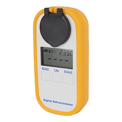Yctze Digitales Refraktometer für Weißer 0-80% - Handheld - Konzentrationsmesser, Schnelltest, Tragbares Design, LCD Display, Enthält Zubehör, das Zubehör Enthält Yctze Digitales Refraktometer für Weißer 0-80% - Handheld - Konzentrationsmesser, Schnelltest, Tragbares Design, LCD Display, Enthält Zubehör, das Zubehör Enthält von Yctze