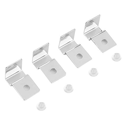 Yctze Halterung, Edelstahl Aquarium Glasabdeckung Clip Set (6mm (4 Teile/Satz)) von Yctze