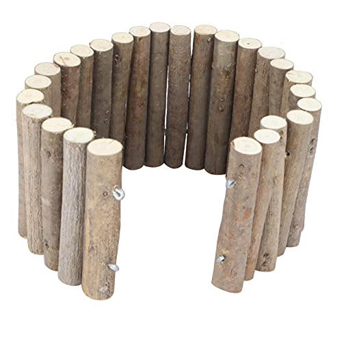 Yctze Hamster Hölzerne EOUT & B Chew Toy Ible Pet Zaun für, S, S - Spaß! (50cm Grundtyp) von Yctze