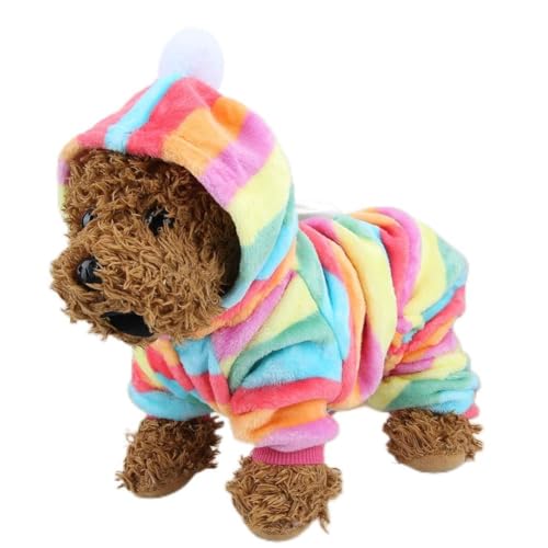 Yctze Herbst-Winter-Haustierbekleidung – Warme Overall-Pyjamas für Hunde, Katzen, Kleine Tiere –, um Ihr Haustier Warm zu Halten (XS) von Yctze