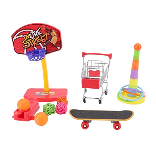 Yctze Interactive Vogelspielzeugset - 4pcs Basketball, Trolley für Wellensittich, Shotet, Cockatiel Yctze Interactive Vogelspielzeugset - 4pcs Basketball, Trolley für Wellensittich, Shotet, Cockatiel von Yctze