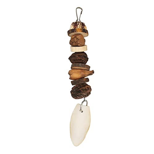 Yctze Kauen Spielzeug mit Baumstämmen, Tlefish -Knochen und Nüssen - Ansprechendes Accessoire für Vogels Yctze Kauen Spielzeug mit Baumstämmen, Tlefish -Knochen und Nüssen - Ansprechendes Accessoire für Vogels von Yctze