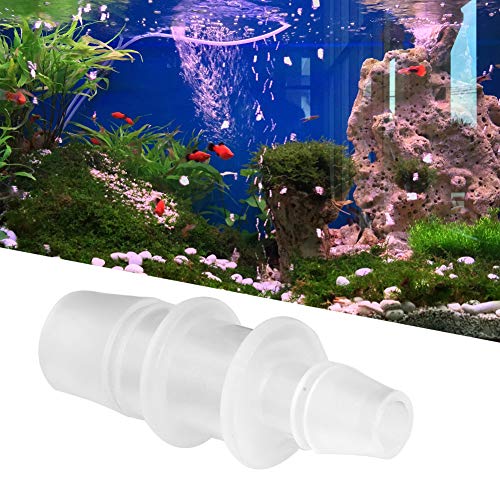 Yctze Kunststoff-Reduzierstück für Aquarium-Wassereinlass-/-auslassrohre – Flexibel Einstellbare Größe, Langlebiges Aquarium-Sanitär-Fitting (12 mm/20 mm austauschbar, 3 Stück pro von Yctze
