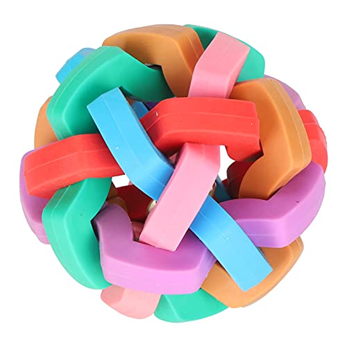 Yctze Mini-Schweinchen-Spielzeug, Regenbogen-Glockenball – Kauball mit Geräuschen für Interaktives Spielen mit Haustieren – Lustiges und Ansprechendes Kauspielzeug für Kleine Tiere Yctze Mini-Schweinchen-Spielzeug, Regenbogen-Glockenball – Kauball mit Geräuschen für Interaktives Spielen mit Haustieren – Lustiges und Ansprechendes Kauspielzeug für Kleine Tiere von Yctze