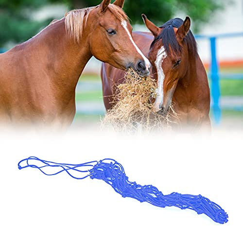 Yctze Mittel Nylon Horse -Futter -Netto Beutel mit Silber Elektroplierend N, Rot, Langsames Futtermitteldesign (M Size) von Yctze