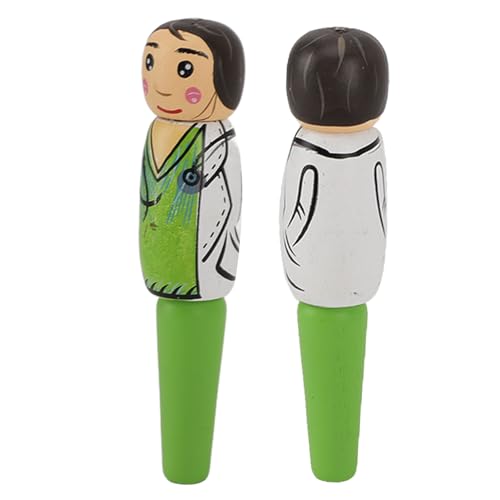 Yctze Puppet Pen Holz Cartoon Doctor Formballpoint Stift für Lustige Knebelgeschenke und Schreibtischdekoration von Yctze