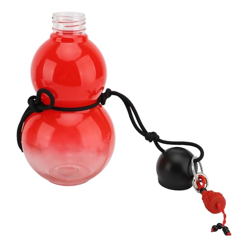 Yctze R Kürbisflasche, 800 Ml, Tragbare Kürbisflasche füR den Außenbereich, R D Sportflasche mit St. füR Reisen, Picknick, Tägliches Trinken, BottleGourd Sports (Rot) von Yctze