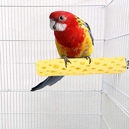 Yctze S und Bird Barch mit Einem Schnabel für SMS, Lovebirds und Mehr (Großes Gelb) von Yctze