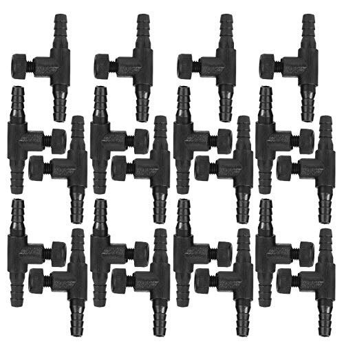 Yctze Schwarze Abs 3 -Wege -Rium Kontrollventile für 4 Mm Röhrchen und Sauerstoffpumpen 20 Pack Yctze Schwarze Abs 3 -Wege -Rium Kontrollventile für 4 Mm Röhrchen und Sauerstoffpumpen 20 Pack von Yctze