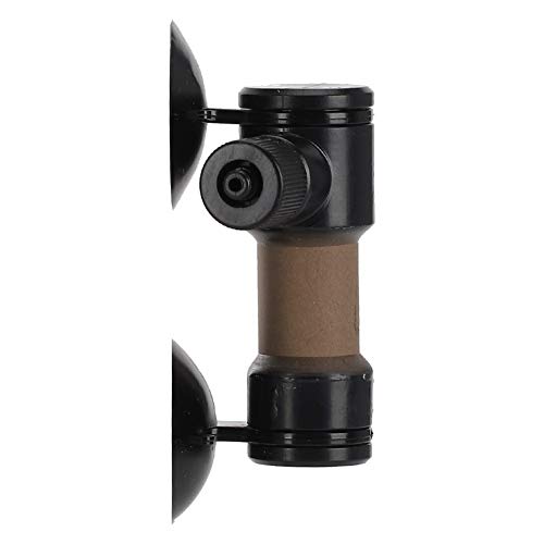 Yctze Schwarzer CO2 -Rium -Diffusor Keramik Rohr Fisch Accessoire für Imal Pl Owth (L 3,2 cm / 1,3in) von Yctze