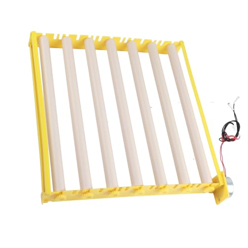 Yctze Vollautomatische Ei -Inkubatorschale für 42 Eier - Haushaltswanderer für Hühnchen, Enten und Wachteln 360 ° Rotierende Eierruter mit Verstellbarem Abstand (220V) von Yctze